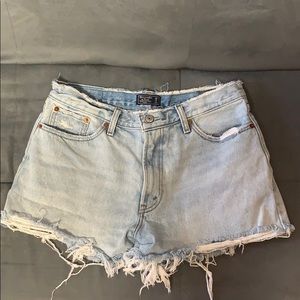 Abercrombie Distressed Denim Shorts